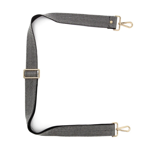 Elie Beaumont Crossbody Strap- Black Glam