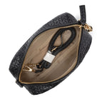 Elie Beaumont Woven Crossbody Bag in Black