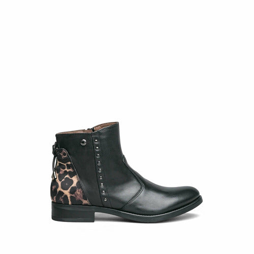NeroGiardini Leopard Print Ankle Boots