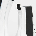NeroGiardini White Leather Combat Boots