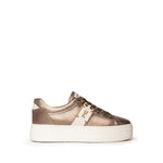 NeroGiardini Bronze Platform Trainers