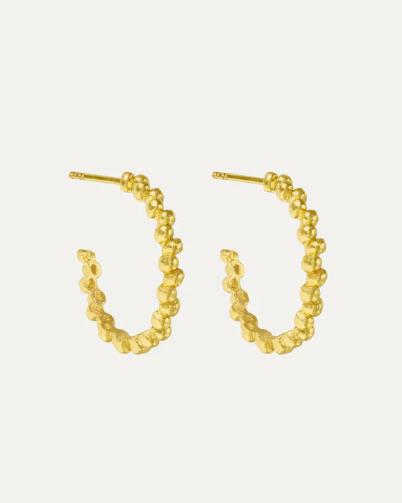 Jolene Gold Hoop Earrings- Ottoman Hands
