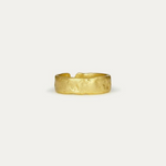 Gold Textured Band Ring - Ottoman Hands