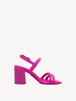 Tamaris Pink Heeled Sandals