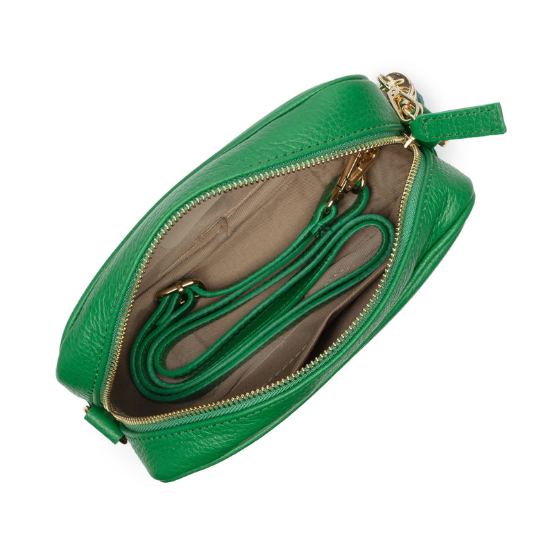 Elie Beaumont Crossbody Bag in Emerald