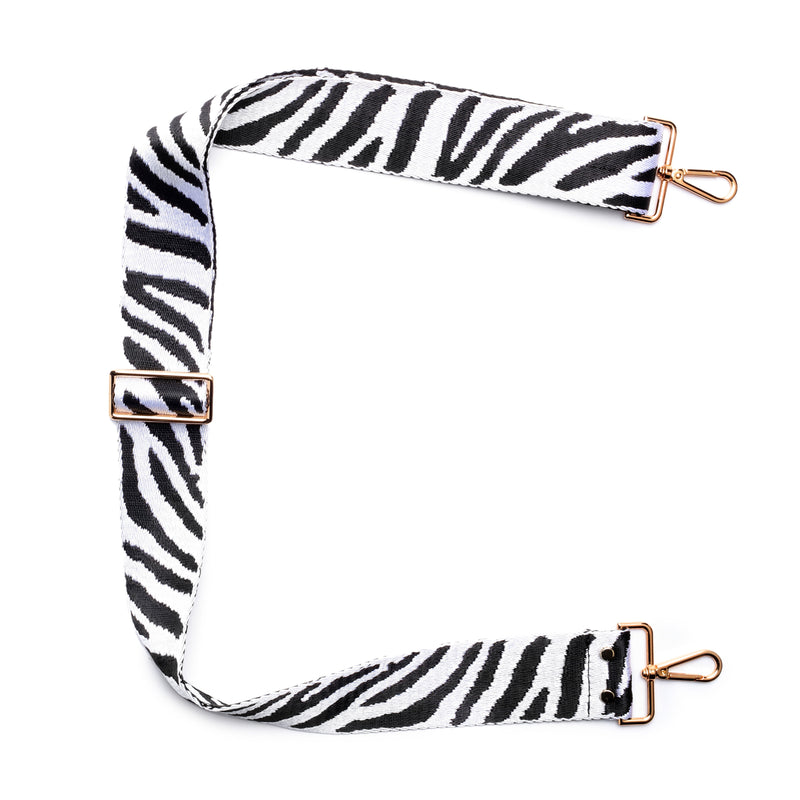 Elie Beaumont Crossbody Strap in Zebra
