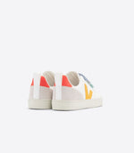 Veja Kids V-10 Chromefree Leather Multico White Ouro Trainers
